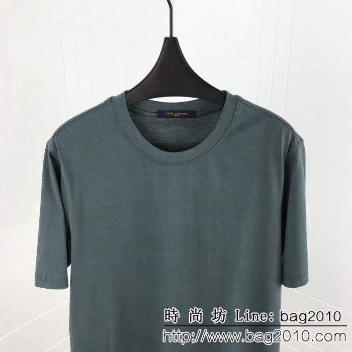LV路易威登 銀河星空限量款 19SS早春新款 3D植絨印花LOGO短袖 情侶款 ydi1566